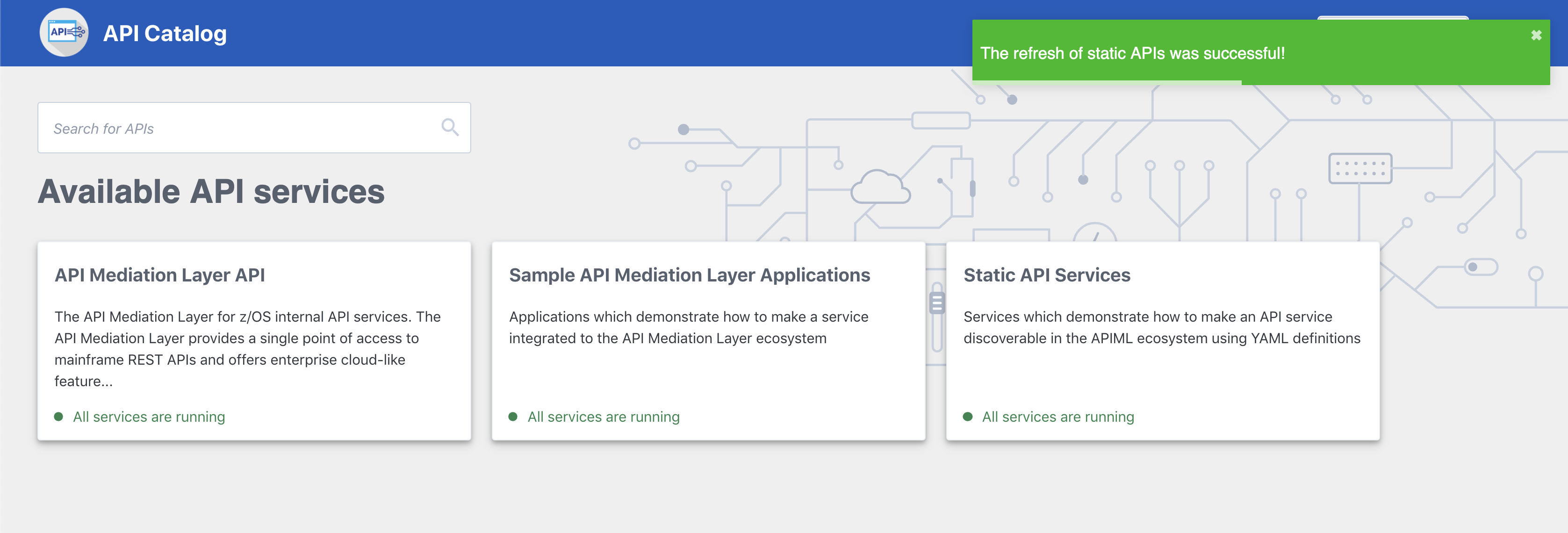 api refresh success